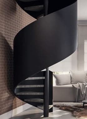 Escada Caracol Metálica Moderna