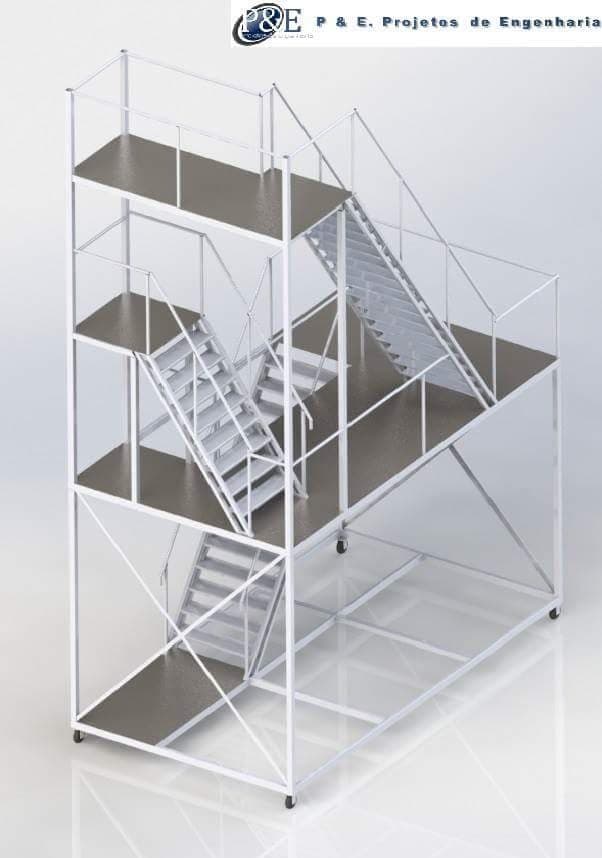 Obras Vivas de Mezanino Metálico Corporativo e Logístico